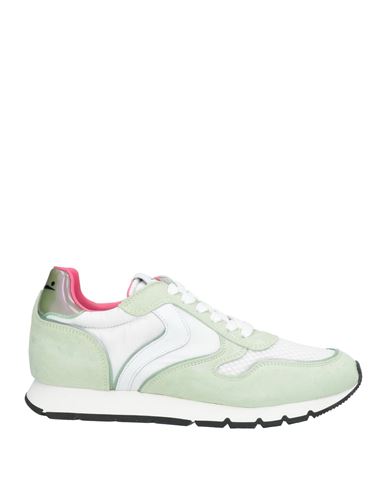 Shop Voile Blanche Woman Sneakers Light Green Size 8 Leather, Textile Fibers