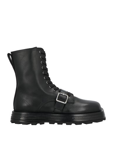Jil Sander Man Ankle Boots Black Size 8 Calfskin In Black
