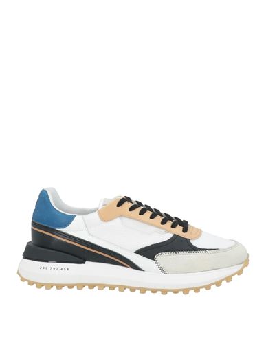 Date D. A.t. E. Man Sneakers White Size 8 Leather, Textile Fibers In White