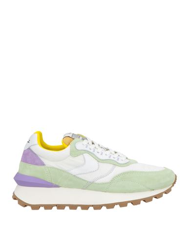 Shop Voile Blanche Woman Sneakers Light Green Size 8 Leather, Textile Fibers