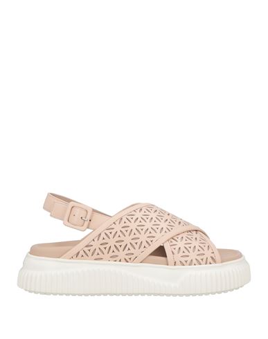 VOILE BLANCHE VOILE BLANCHE WOMAN SANDALS LIGHT PINK SIZE 7 CALFSKIN 