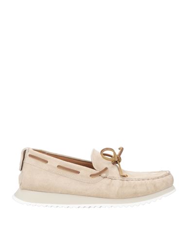 Voile Blanche Woman Loafers Beige Size 6 Leather In Beige