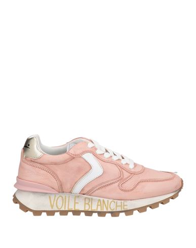 VOILE BLANCHE VOILE BLANCHE WOMAN SNEAKERS PINK SIZE 8 LEATHER 