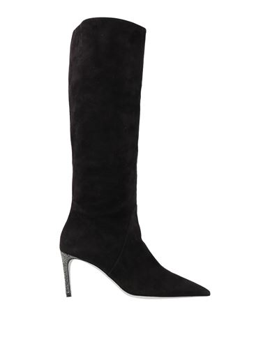 René Caovilla Rene' Caovilla Woman Boot Black Size 7 Leather In Black