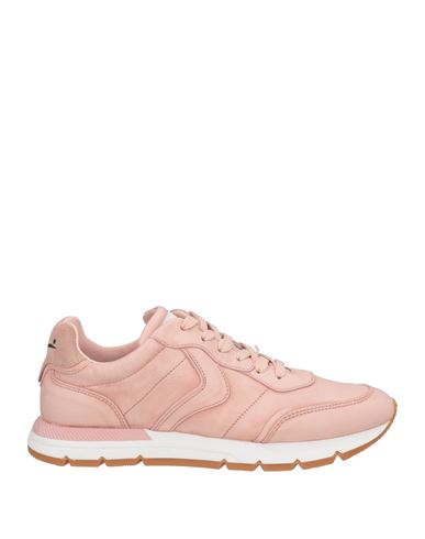 VOILE BLANCHE VOILE BLANCHE WOMAN SNEAKERS PINK SIZE 8 LEATHER 