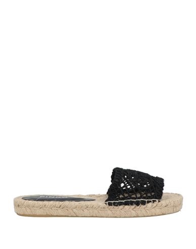 Shop Pinko Woman Espadrilles Black Size 7 Textile Fibers