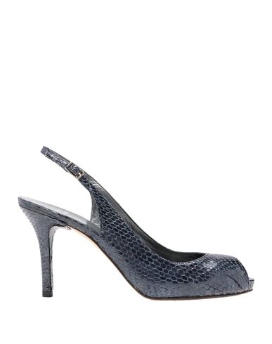 Stuart Weitzman Woman Sandals Midnight Blue Size 9.5 Leather In Blue
