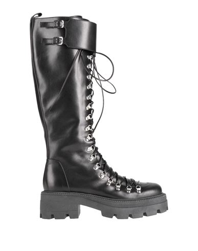 SI ROSSI BY SERGIO ROSSI SI ROSSI BY SERGIO ROSSI WOMAN BOOT BLACK SIZE 8 LEATHER 