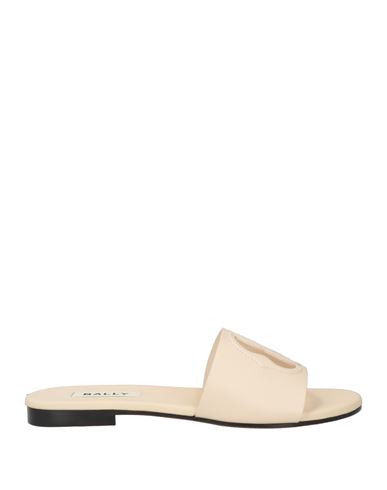 Shop Bally Woman Sandals Cream Size 7.5 Leather In White