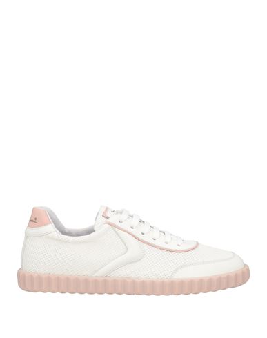 VOILE BLANCHE VOILE BLANCHE WOMAN SNEAKERS WHITE SIZE 8 LEATHER 