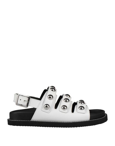 High Woman Sandals White Size 6 Leather