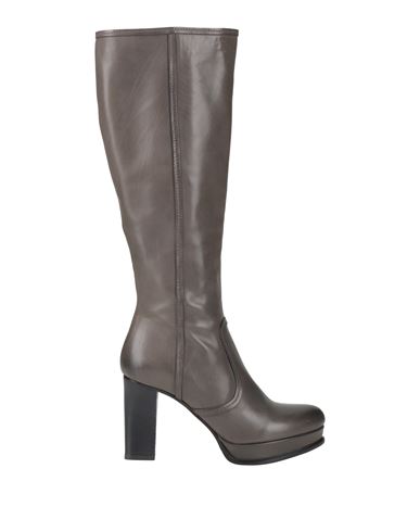 Rossano Bisconti Woman Boot Taupe Size 8 Leather