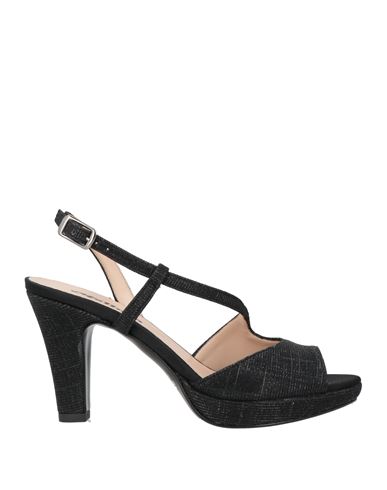 Melluso Woman Sandals Black Size 5 Textile Fibers