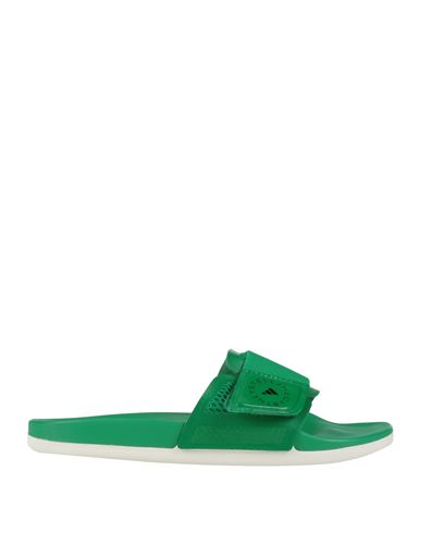 Adidas By Stella Mccartney Woman Sandals Green Size 5 Textile Fibers, Synthetisches Material