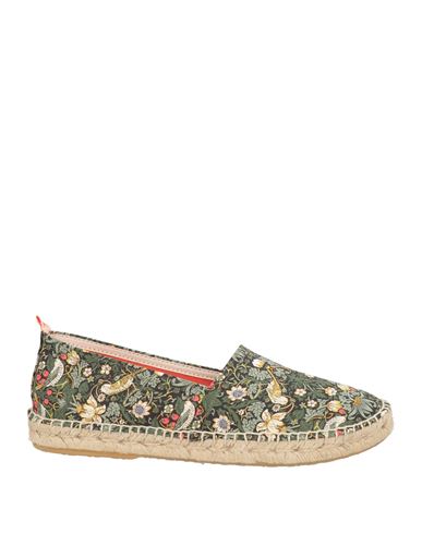 Abarca Woman Espadrilles Green Size 8 Textile Fibers