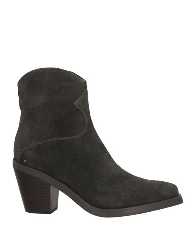 Ash Woman Ankle Boots Charcoal Size 10 Leather