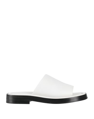 Ferragamo Woman Sandals White Size 8 Calfskin In White