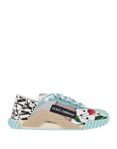 Dolce & Gabbana Woman Sneakers White Size 5.5 Calfskin, Polyamide, Cotton, Elastane In White