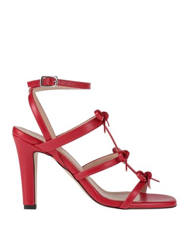 Ovyè Ovyé Woman Sandals Red Size 8 Textile Fibers In Red