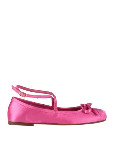 Ovyè Ovyé Woman Ballet Flats Fuchsia Size 8 Textile Fibers In Pink