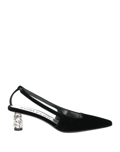 Tom Ford Woman Pumps Black Size 7.5 Textile Fibers