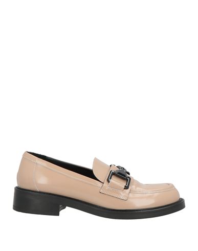 Bruglia Woman Loafers Sand Size 11 Leather In Beige