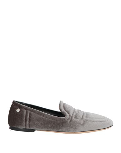 Agl Attilio Giusti Leombruni Agl Woman Loafers Grey Size 8 Textile Fibers In Grey