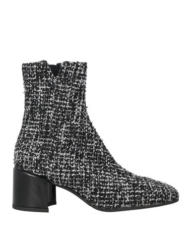 Bruglia Woman Ankle Boots Black Size 8 Textile Fibers In Black