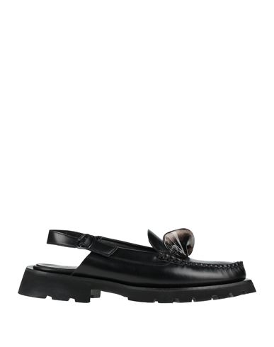 Cecilie Bahnsen X Hereu Woman Loafers Black Size 11 Leather In Black