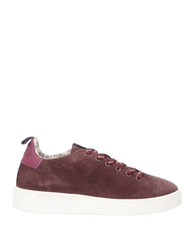 AERONAUTICA MILITARE AERONAUTICA MILITARE WOMAN SNEAKERS GARNET SIZE 7 LEATHER 