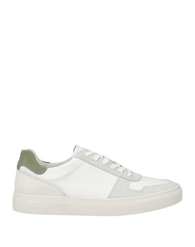 Hackett Man Sneakers White Size 9 Leather In White