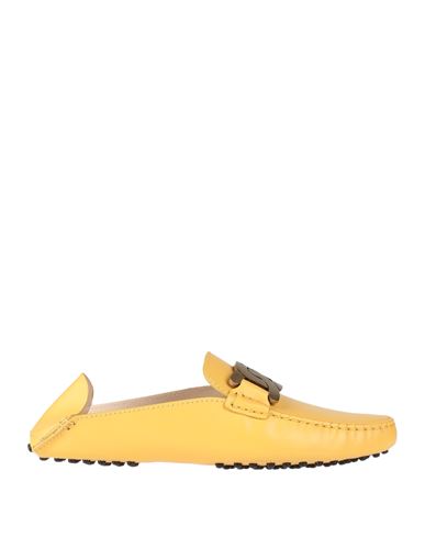 Shop Tod's Woman Mules & Clogs Marigold Size 5.5 Leather In Yellow