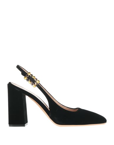 Gianvito Rossi Wondy 95 Velvet Slingback Pumps