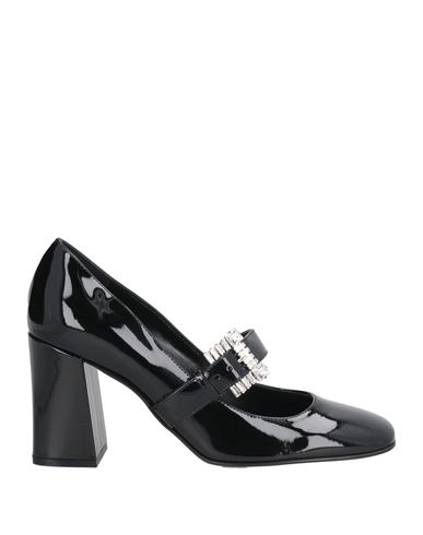 Sergio Rossi Woman Pumps Black Size 7 Leather