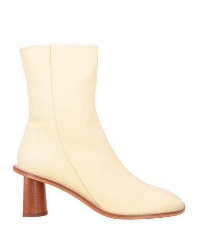 Rejina Pyo Woman Ankle Boots Cream Size 8 Sheepskin