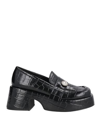 Actitude By Twinset Woman Loafers Black Size 7 Leather