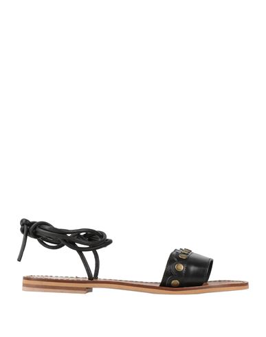 Shop Twinset Woman Sandals Black Size 7 Leather