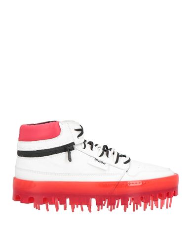Rbrsl Rubber Soul Woman Sneakers White Size 7 Leather, Textile Fibers In White