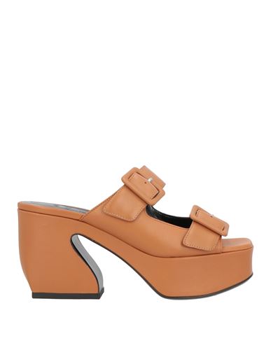SI ROSSI BY SERGIO ROSSI SI ROSSI BY SERGIO ROSSI WOMAN SANDALS TAN SIZE 7.5 LEATHER 