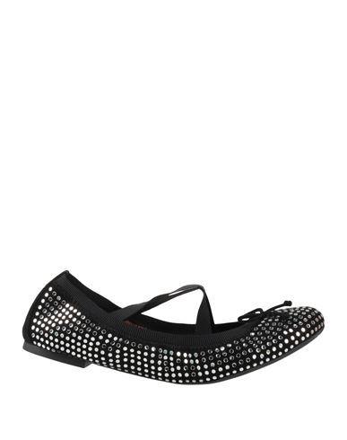 Aquazzura Woman Ballet Flats Black Size 8 Leather In Black