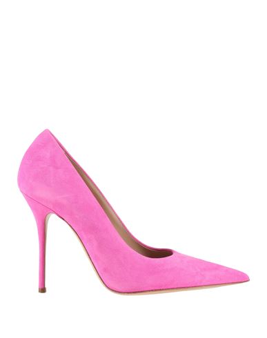 Casadei Woman Pumps Fuchsia Size 8 Leather In Pink