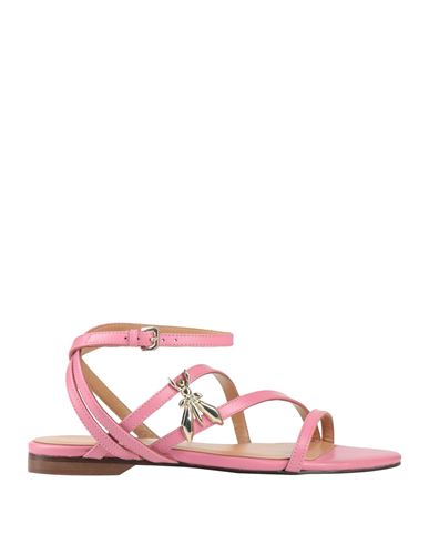 Patrizia Pepe Woman Sandals Pink Size 7 Leather In Pink