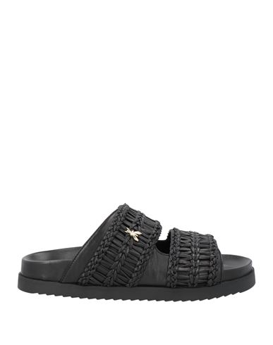 Patrizia Pepe Woman Sandals Black Size 8 Rubber