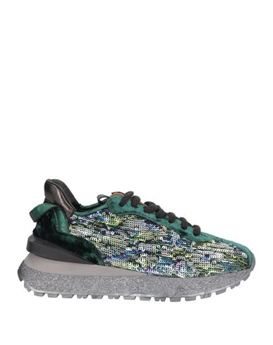 Shop Just Juice Woman Sneakers Green Size 8 Textile Fibers