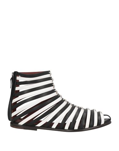 MISSONI MISSONI WOMAN ANKLE BOOTS BLACK SIZE 8 COWHIDE 
