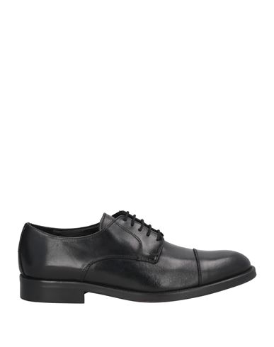 Shop Bruno Verri Man Lace-up Shoes Black Size 7 Calfskin