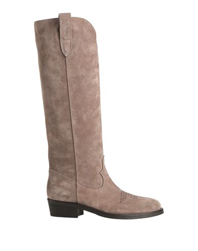 Via Roma 15 Woman Boot Taupe Size 7.5 Leather