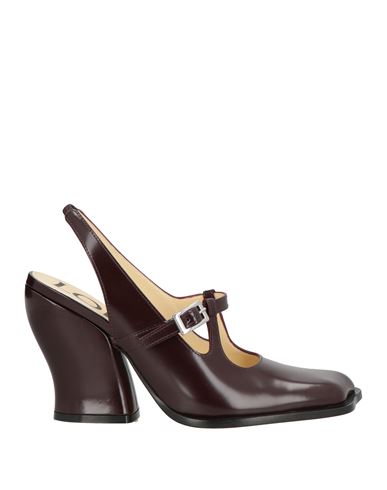 Loewe Woman Pumps Plum Size 10 Leather