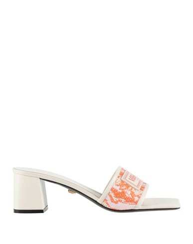 Versace Theia Barocco 55mm Raffia Mules