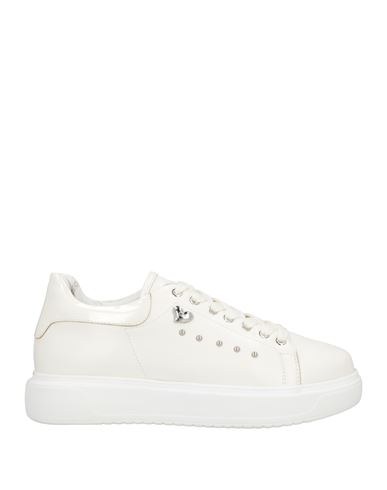 Tua By Braccialini Woman Sneakers Ivory Size 8 Textile Fibers In White